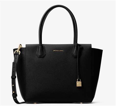 michael michael kors mercer large leather satchel|Michael Kors opened satchel purse.